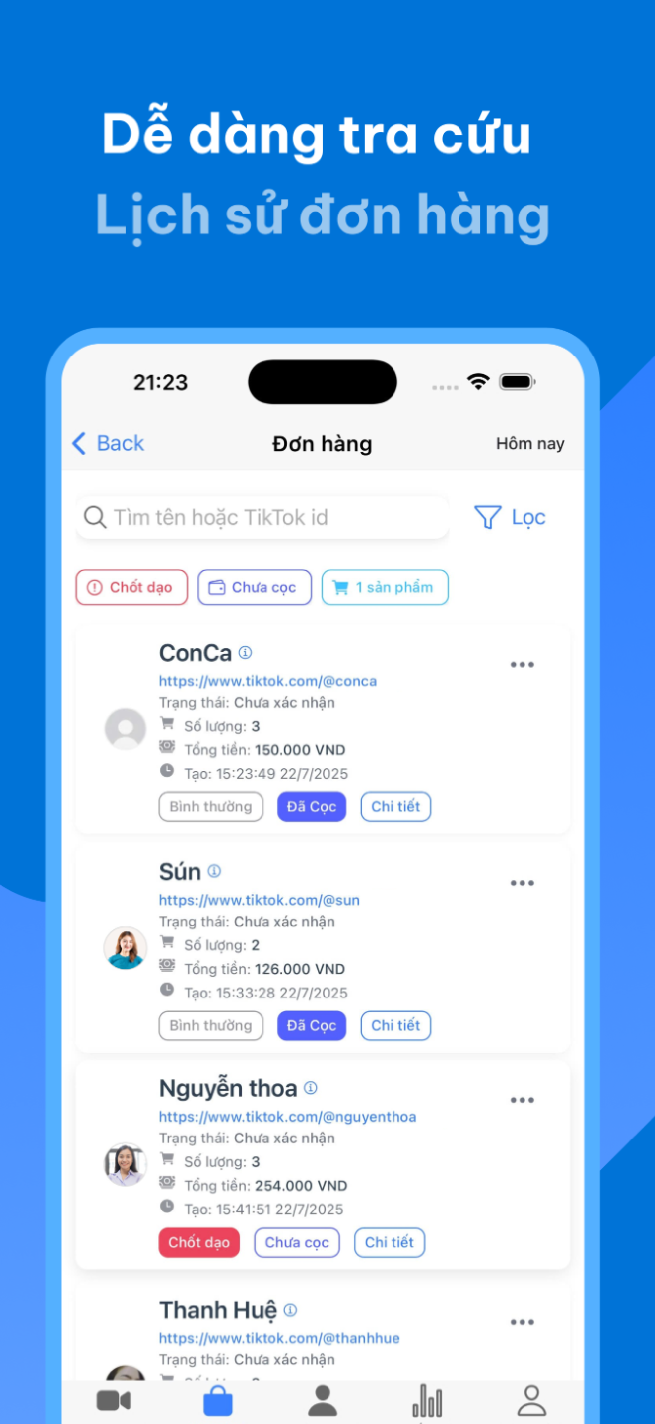 Quản lý đơn hàng