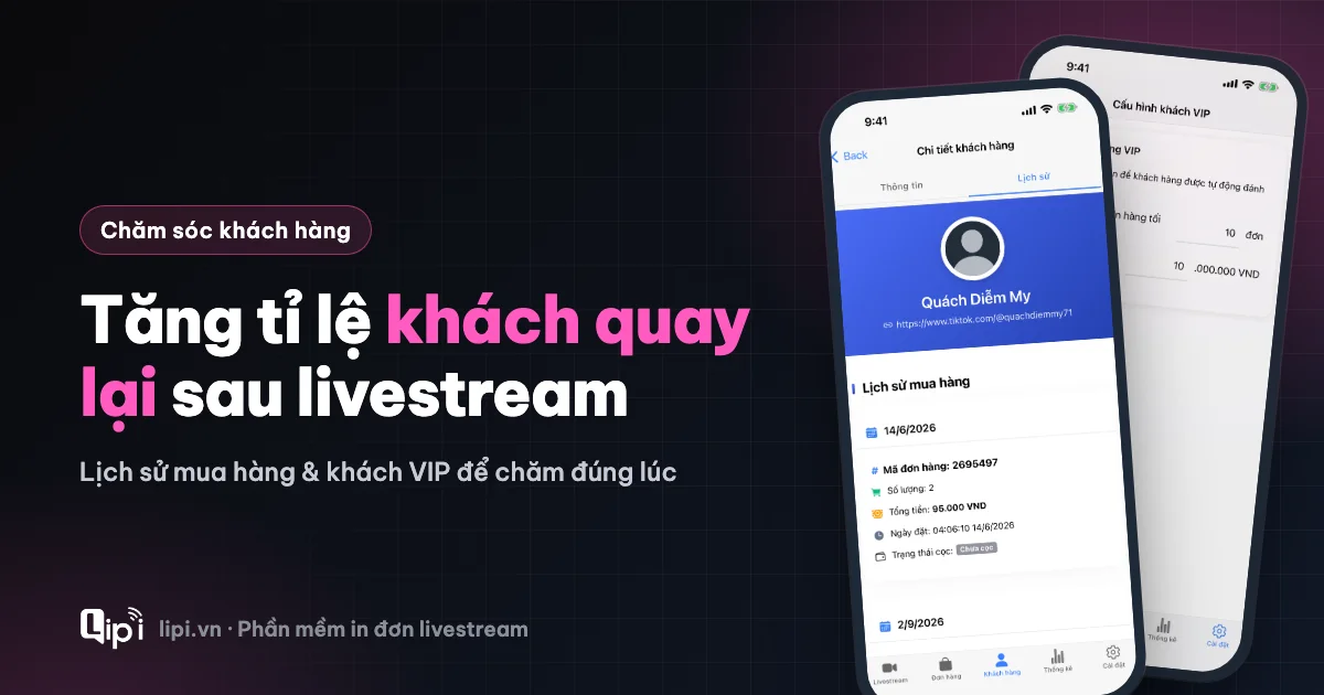 Cách tăng tỉ lệ khách quay lại sau livestream