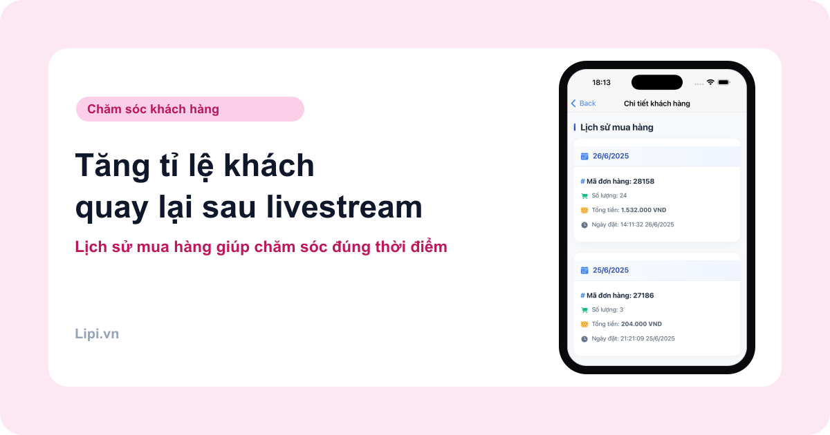Cách tăng tỉ lệ khách quay lại sau livestream