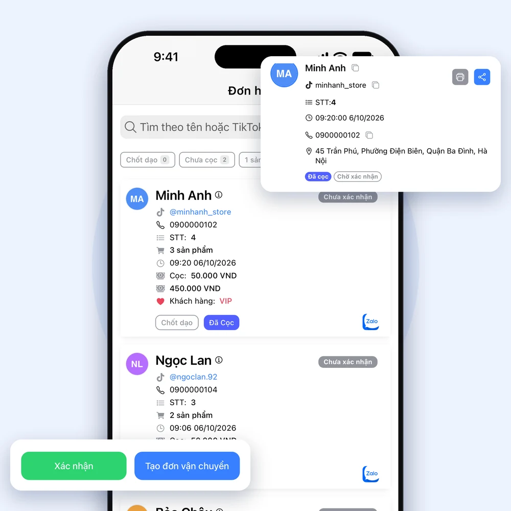 Cài đặt hãng vận chuyển Viettel Post, SPX Express, GHN trong app Lipi