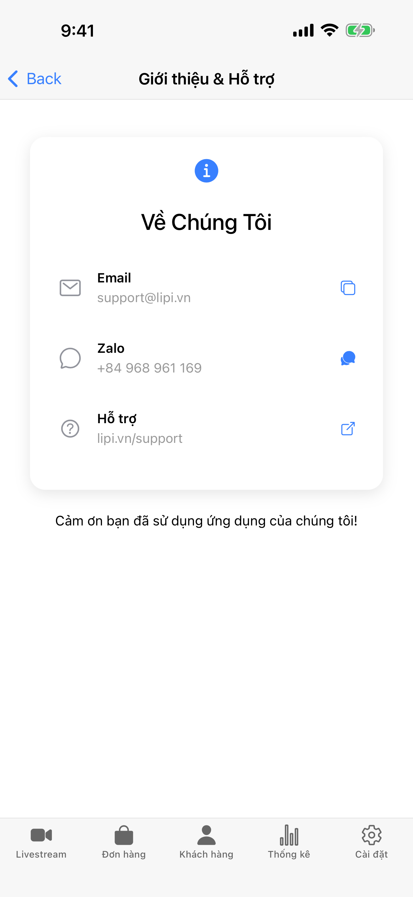 Giới thiệu và hỗ trợ