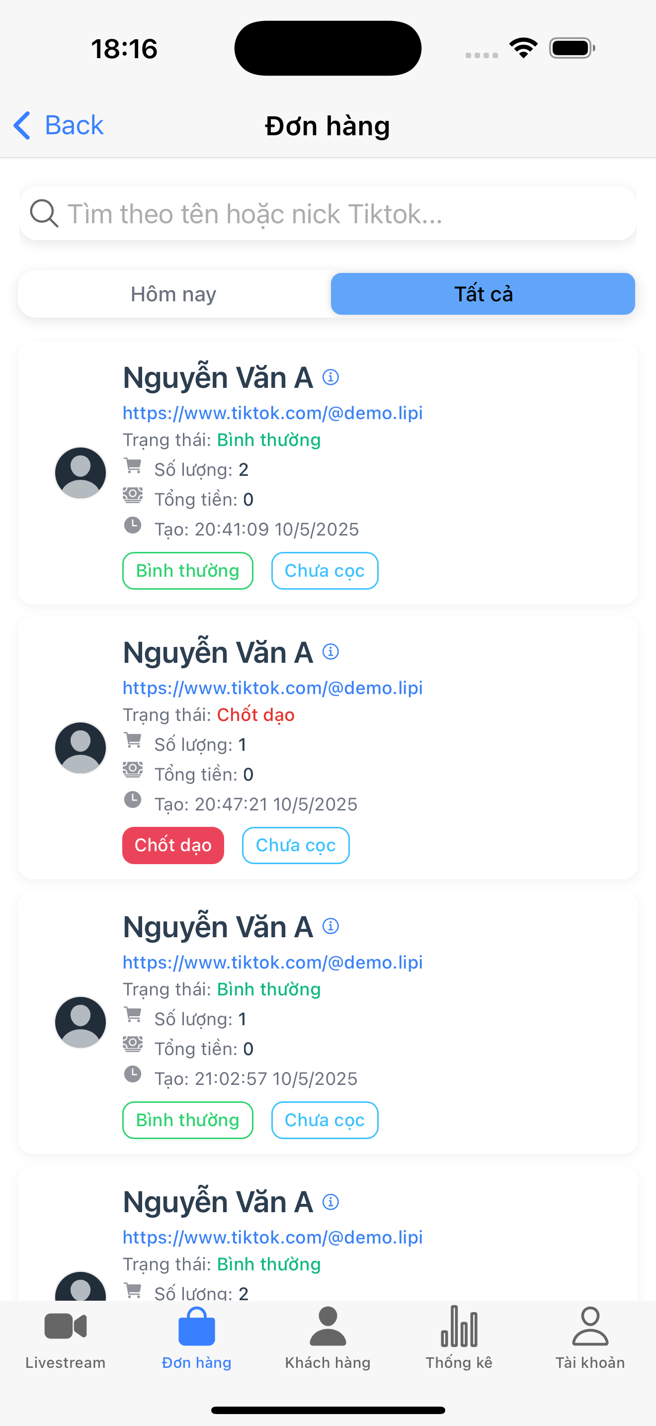 Check cọc